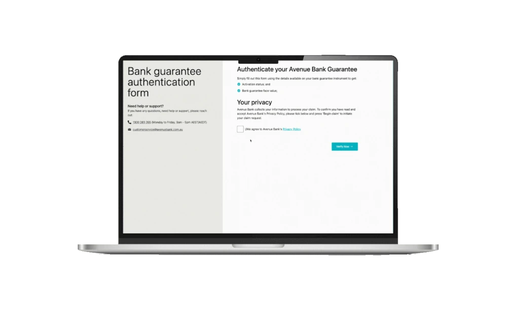 Authenticate your guarantee